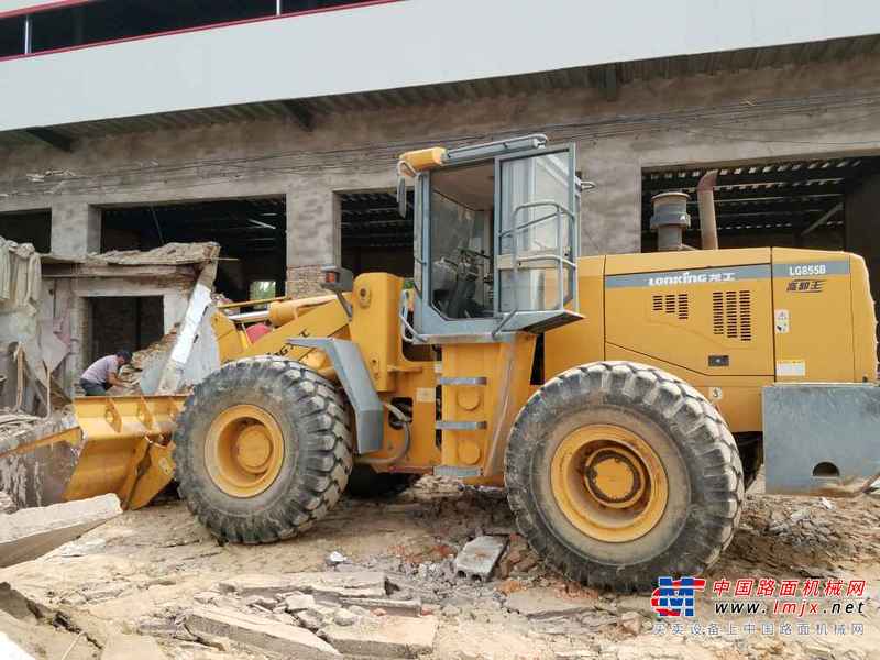 河北出售转让二手1440小时2010年龙工LG855B装载机