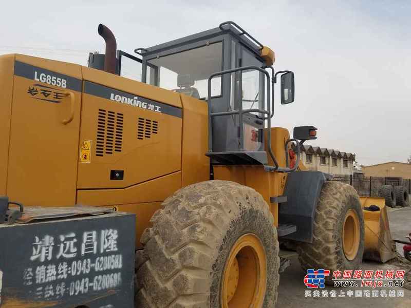 宁夏出售转让二手4500小时2011年龙工LG855B装载机