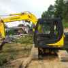 陕西出售转让二手2500小时2013年现代R80挖掘机