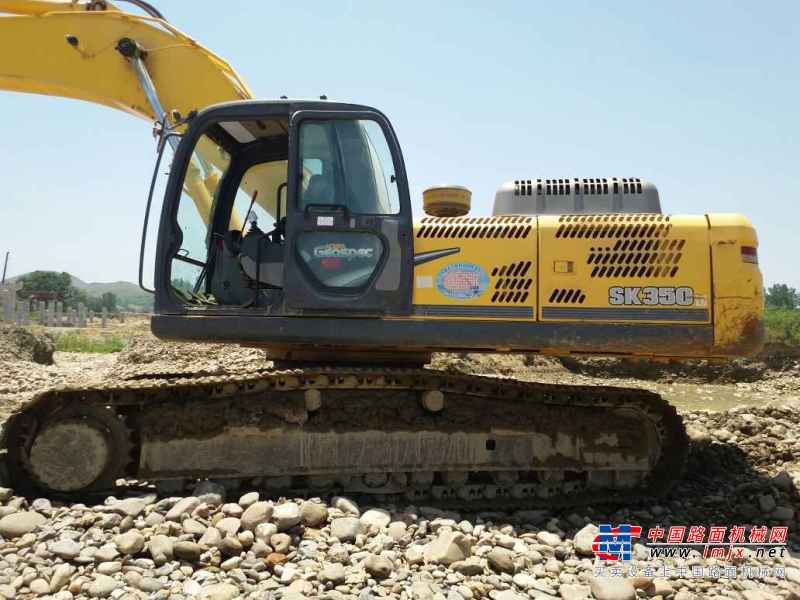 陕西出售转让二手9000小时2011年神钢SK350LC挖掘机