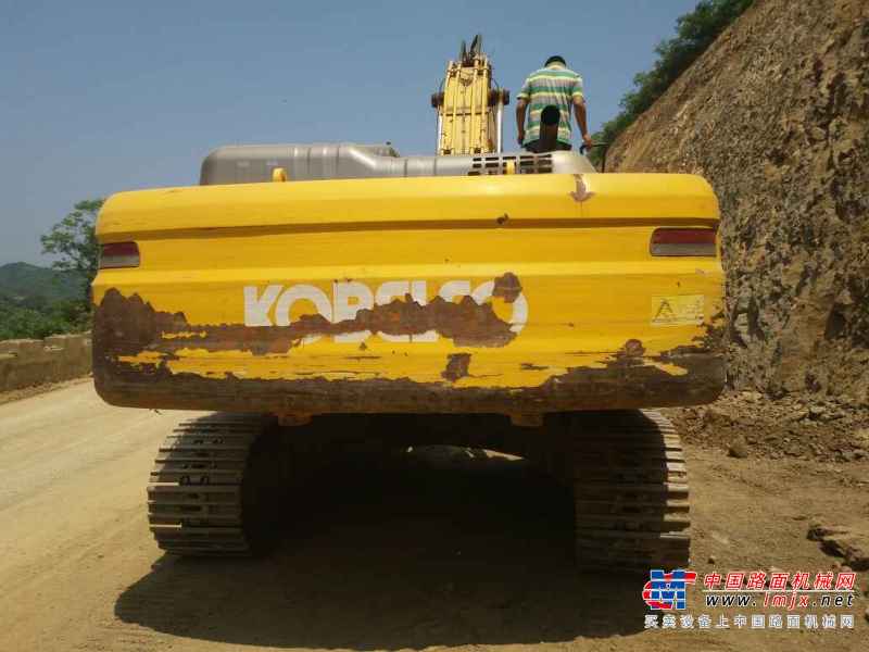 陕西出售转让二手9600小时2011年神钢SK330挖掘机