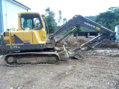 云南出售转让二手7896小时2010年沃尔沃EC55B挖掘机