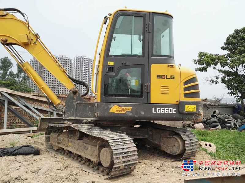 陕西出售转让二手1200小时2015年临工LG660E挖掘机