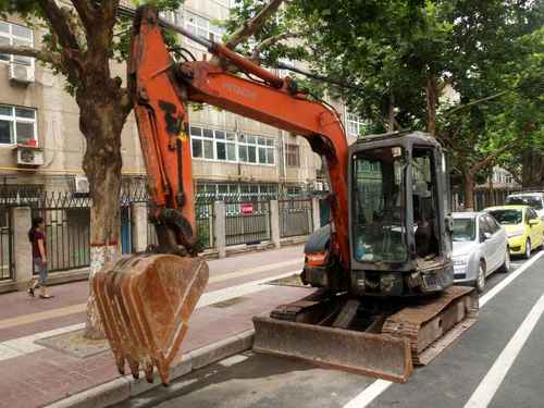 陕西出售转让二手11831小时2008年日立ZX55UR挖掘机