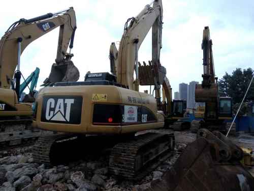 云南出售转让二手6000小时2009年卡特彼勒320DL挖掘机