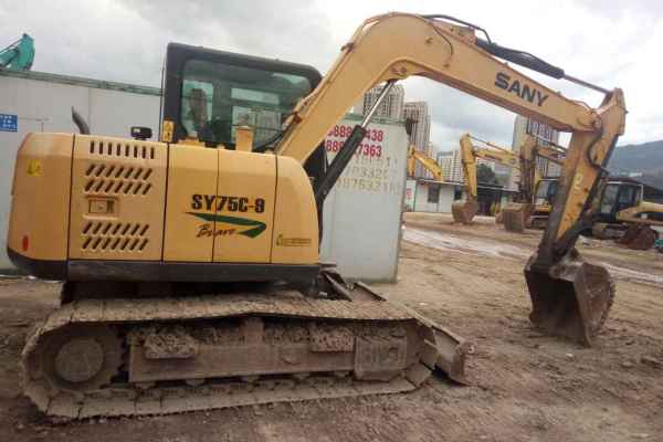 云南出售转让二手4595小时2012年三一重工SY75C挖掘机