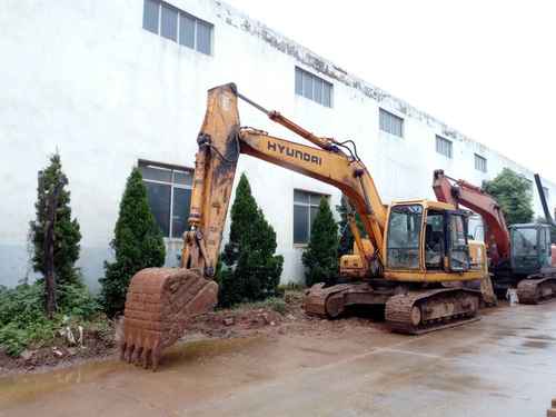 江西出售转让二手6643小时2009年现代R215挖掘机