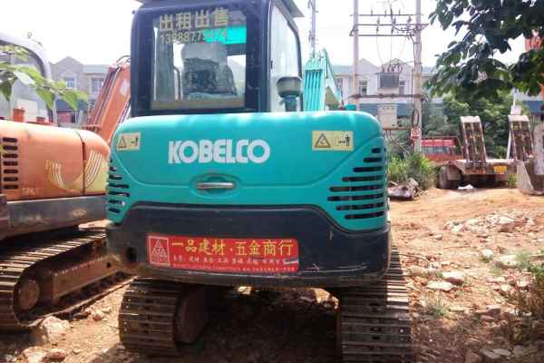 云南出售转让二手5000小时2009年神钢SK60挖掘机