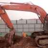 陕西出售转让二手10000小时2007年日立EX120挖掘机
