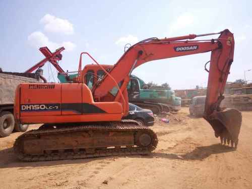 云南出售转让二手6500小时2010年斗山DH150挖掘机