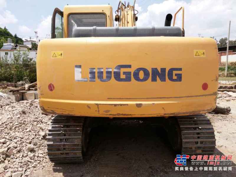 云南出售转让二手1300小时2015年柳工CLG915D挖掘机