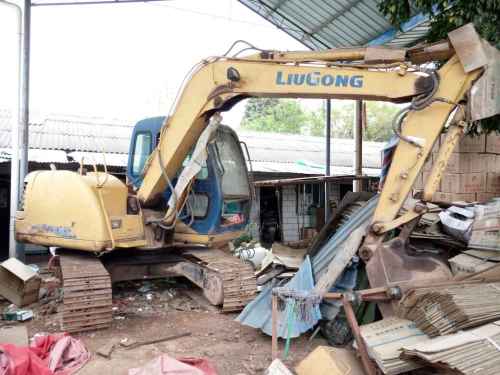 云南出售转让二手17500小时2009年柳工CLG907挖掘机