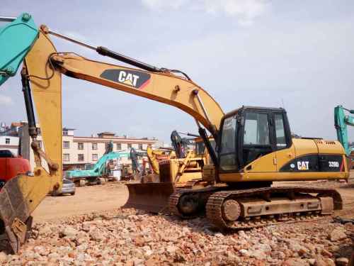 云南出售转让二手10000小时2007年卡特彼勒320D挖掘机