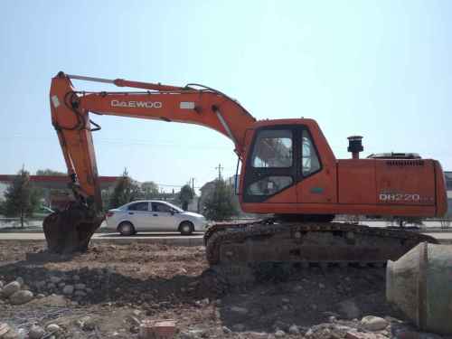 陕西出售转让二手12000小时2005年大宇DH220LC挖掘机