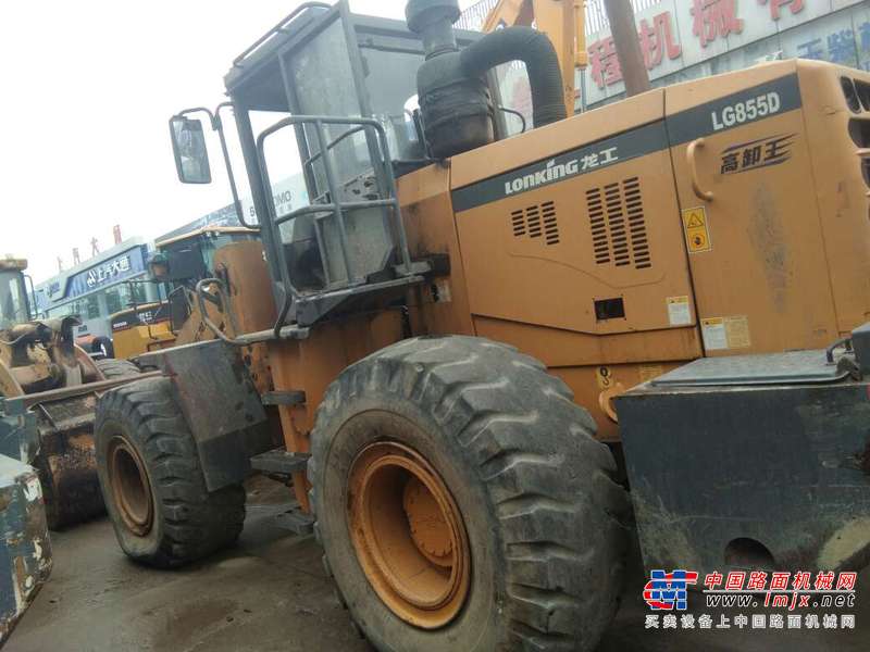 河北出售转让二手6800小时2010年龙工LG855装载机