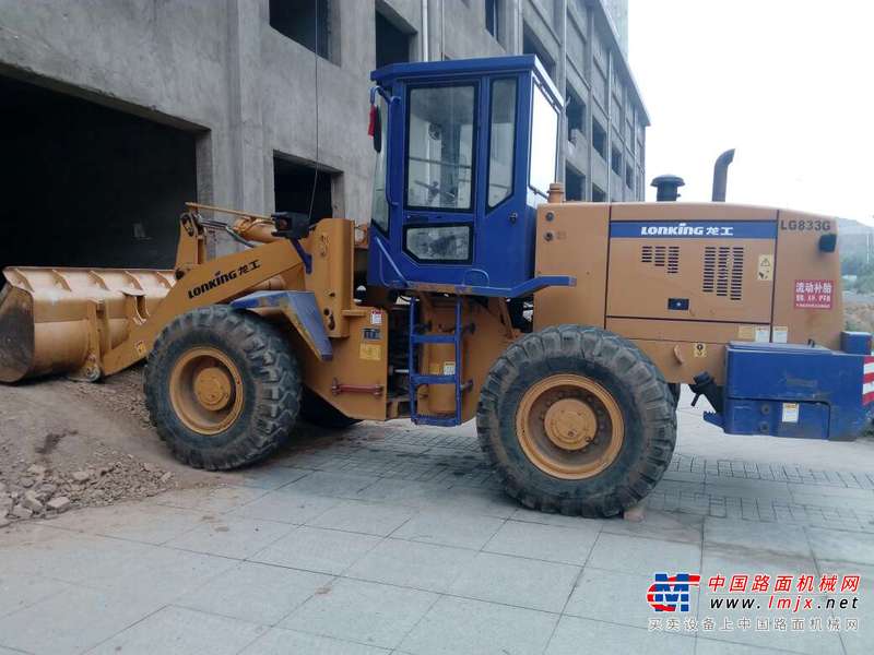 山西出售转让二手1300小时2013年龙工LG833G装载机