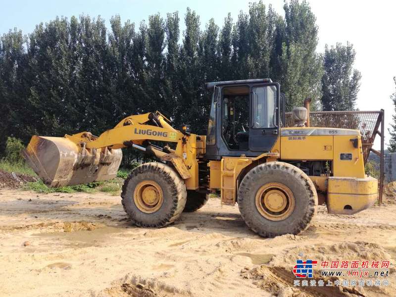 山东出售转让二手4800小时2009年柳工CLG855装载机