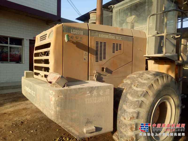 陕西出售转让二手3500小时2010年龙工LG855B装载机
