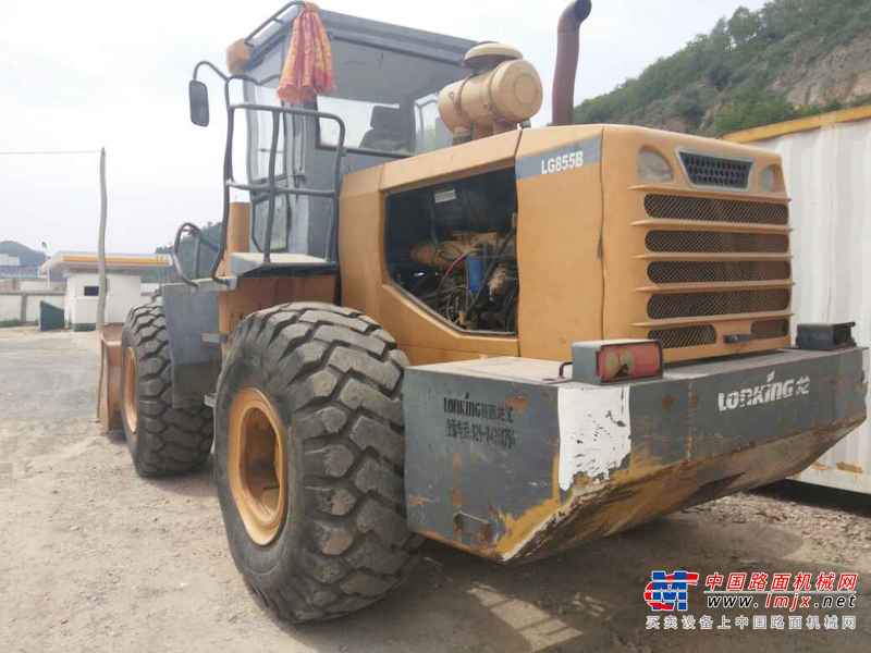 陕西出售转让二手4800小时2010年龙工LG855B装载机