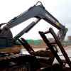 山西出售转让二手4500小时2011年沃尔沃EC55B挖掘机