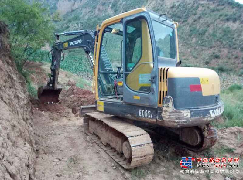 山西出售转让二手4900小时2013年沃尔沃EC55B挖掘机
