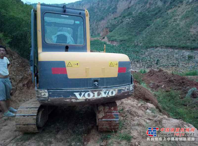 山西出售转让二手4900小时2013年沃尔沃EC55B挖掘机