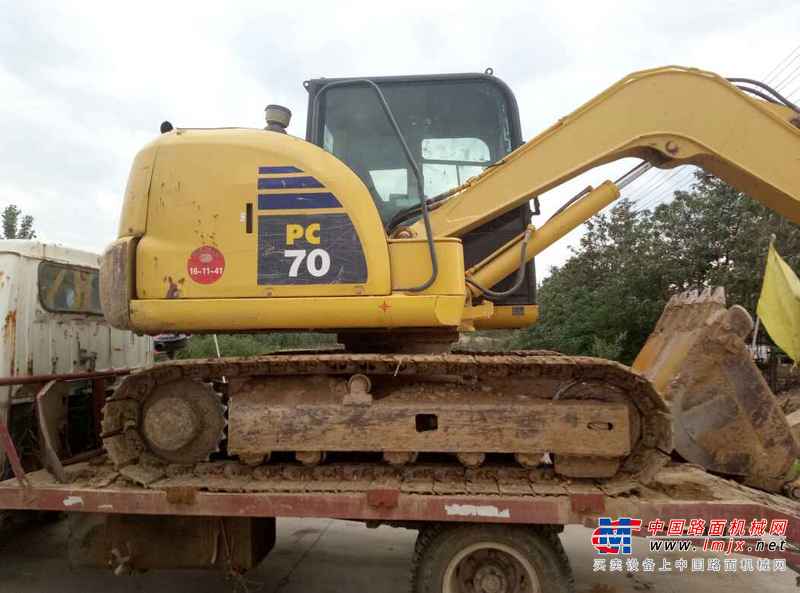 山西出售转让二手3700小时2013年小松PC70挖掘机