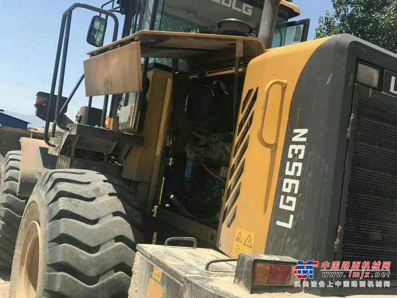 陕西出售转让二手3200小时2015年临工LG953N装载机