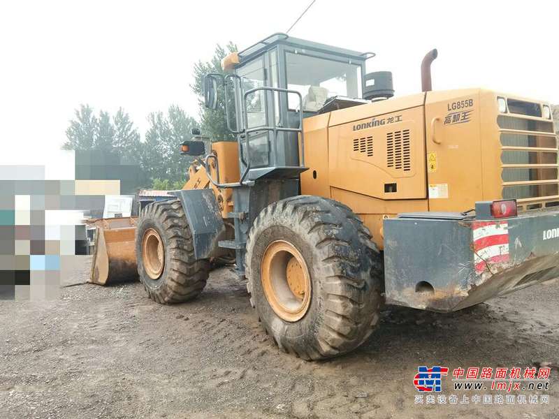山东出售转让二手4000小时2012年龙工LG855B装载机