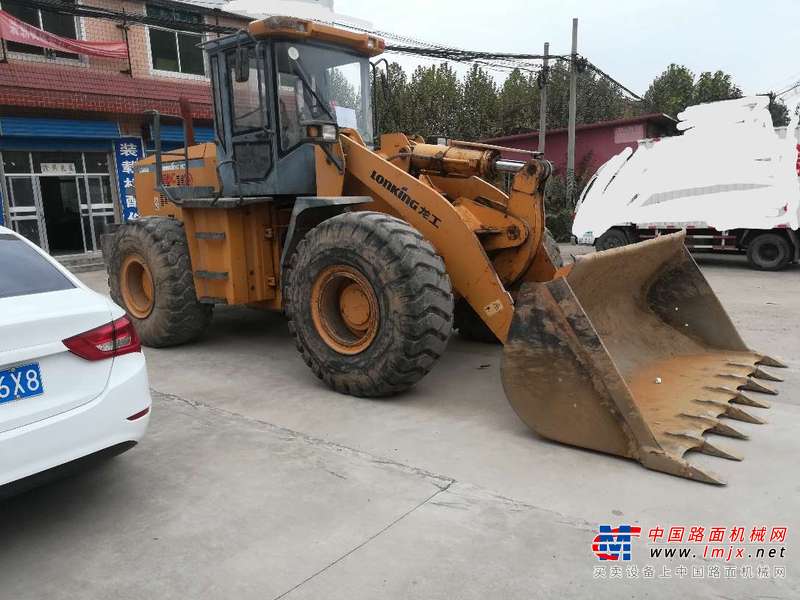 陕西出售转让二手6800小时2009年龙工LG855B装载机