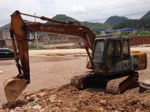 贵州出售转让二手18000小时2002年日立EX120挖掘机