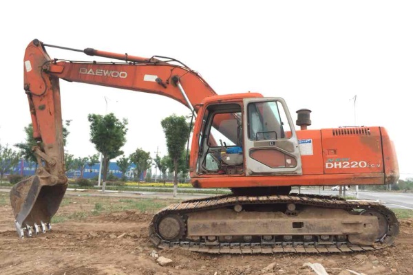 陕西出售转让二手1小时2005年大宇DH220LC挖掘机