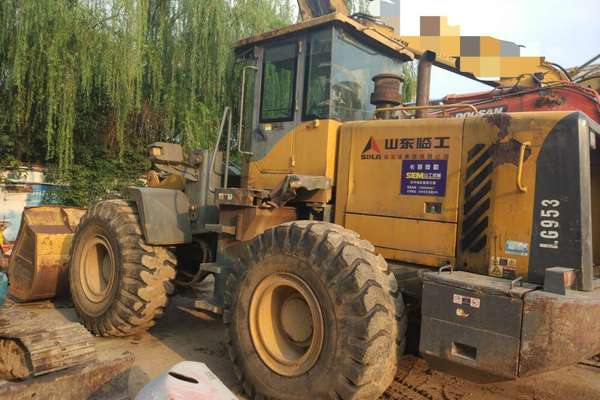 陕西出售转让二手6460小时2009年临工LG953装载机