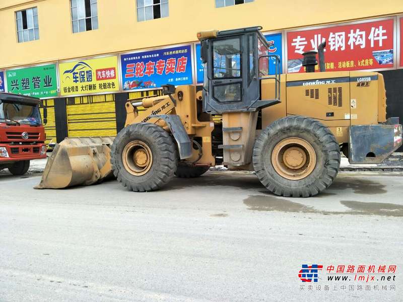 贵州出售转让二手3280小时2014年龙工LG855B装载机