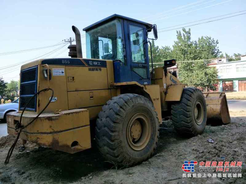 河南出售转让二手3200小时2009年柳工CLG855装载机