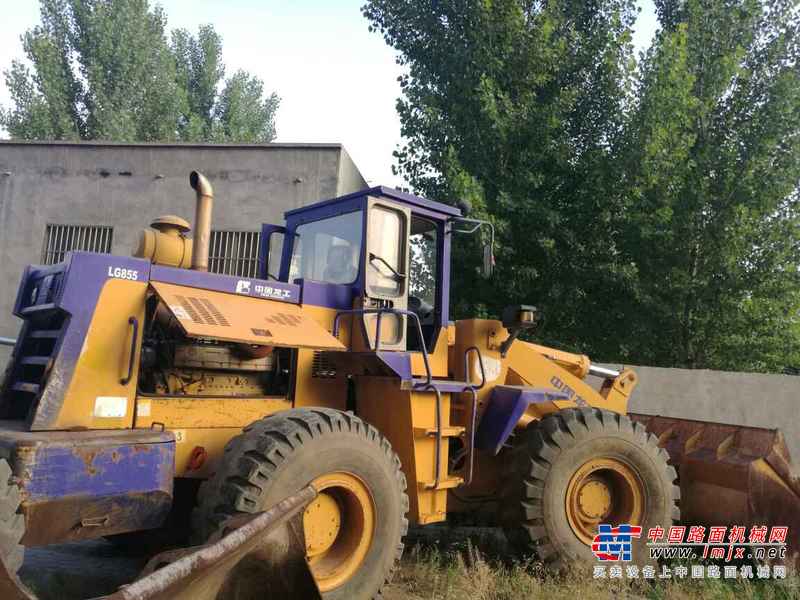山东出售转让二手7702小时2009年龙工LG855装载机