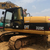 云南出售转让二手15000小时2010年卡特彼勒320C挖掘机