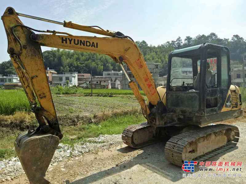 江西出售转让二手19000小时2003年现代R55挖掘机
