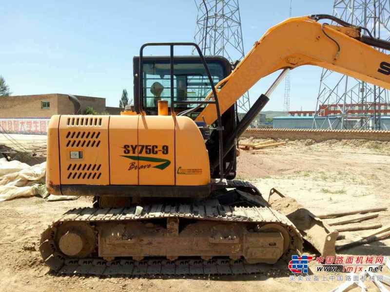 陕西出售转让二手4500小时2013年三一重工SY75C挖掘机