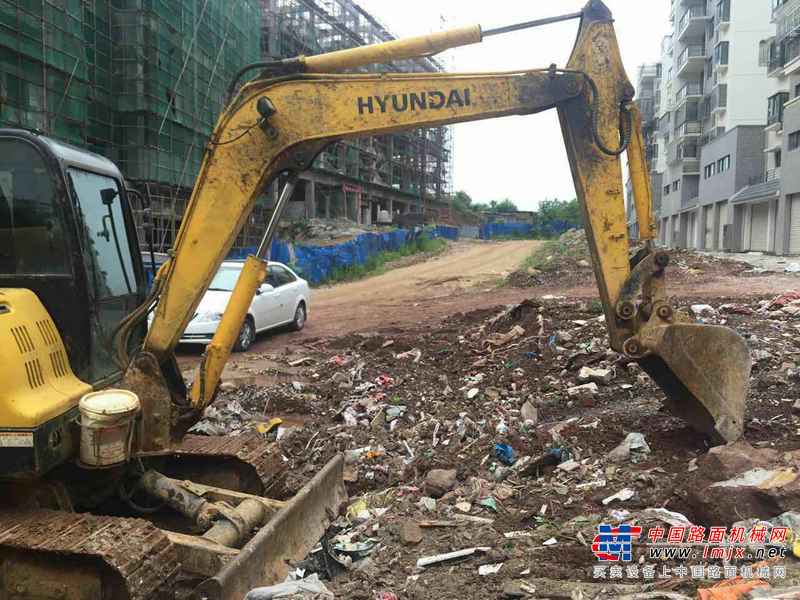 江西出售转让二手5611小时2012年现代R55挖掘机