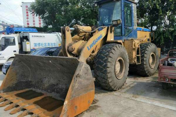 云南出售转让二手3263小时2008年柳工CLG855装载机