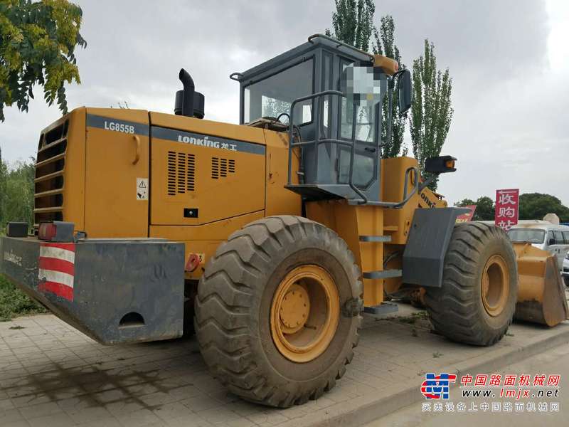 宁夏出售转让二手4000小时2011年龙工LG855B装载机