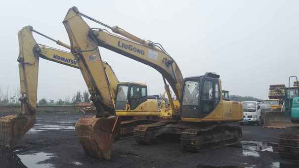 山西出售转让二手8500小时2009年柳工CLG225C挖掘机