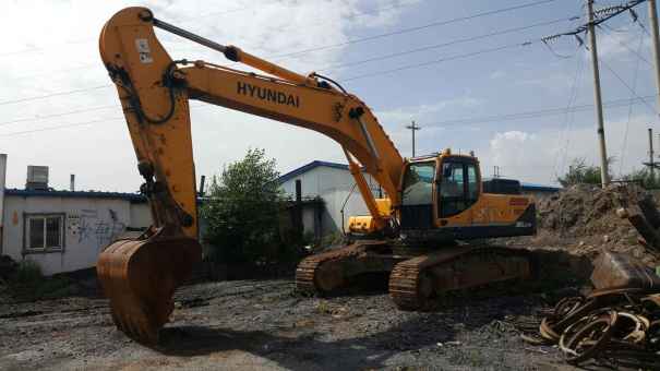 山西出售转让二手4500小时2012年现代R385LC挖掘机