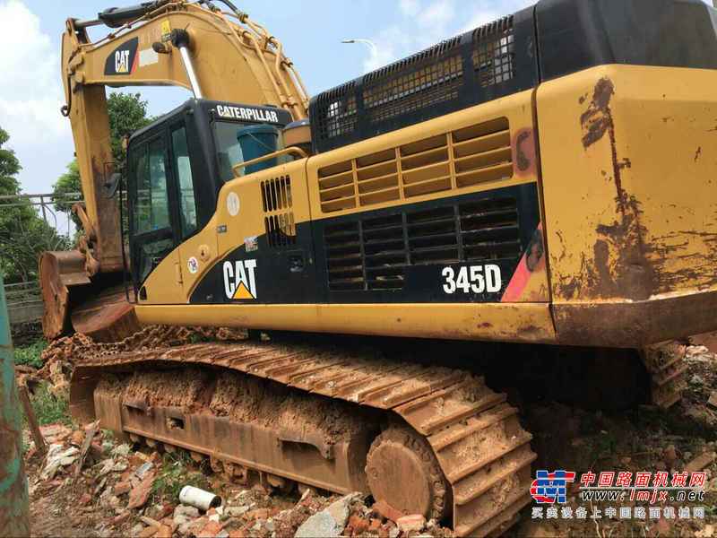 江西出售转让二手8000小时2008年卡特彼勒345D挖掘机