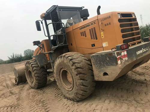 陕西出售转让二手3200小时2009年龙工LG855B装载机