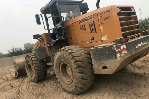 陕西出售转让二手3200小时2009年龙工LG855B装载机