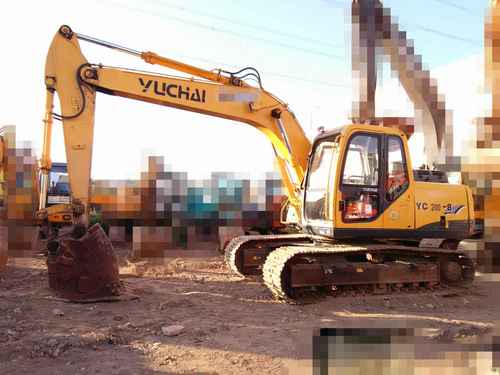 山西出售转让二手2200小时2012年玉柴YC135挖掘机