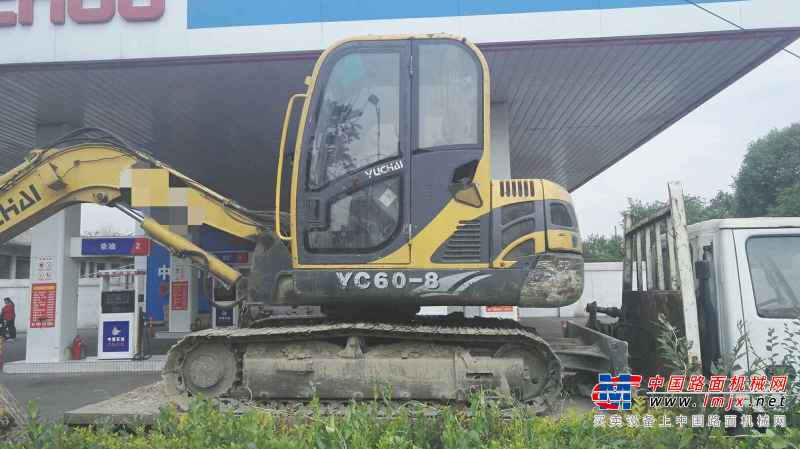 山西出售转让二手5400小时2008年玉柴YC60挖掘机
