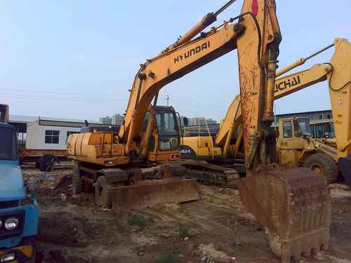 山西出售转让二手10000小时2008年现代R210挖掘机